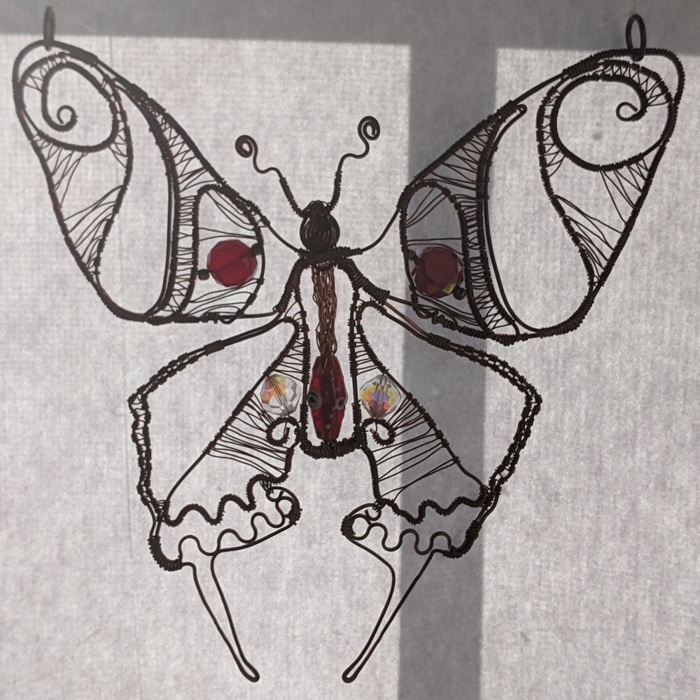 Artisan Suncatcher Butterfly Ornament - Picture 3 of 11